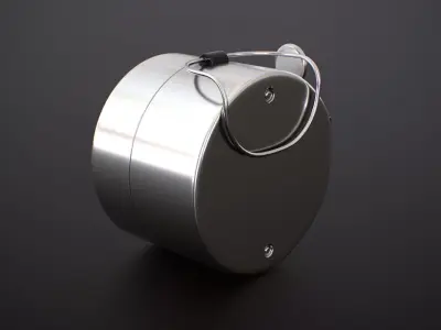 Hand Tally Counter Low-poly 3D model