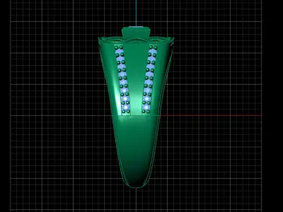 Print Ready STL 3DM  Gents Rings Diamond Men Ring  3D print model 5