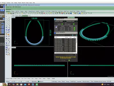 Luxury Diamond Drop Necklace CAD Design 3DM STL File 3D print model