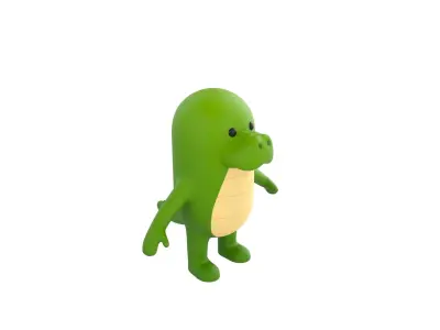 Crocodile Character 3D model