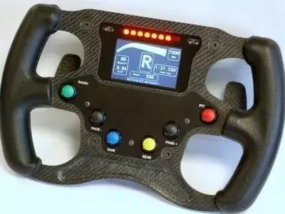 Formula Renault 2000 steering wheel 3D model