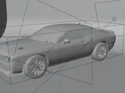 Dodge challenger SRT 2015 3D model