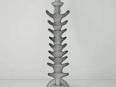 Vertebra Candlesticks by Michael Aram 3D model