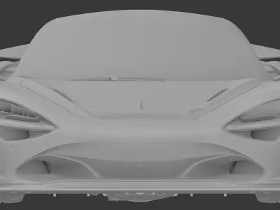 MCLAREN 720S LIBERTY WALK Low-poly 3D model