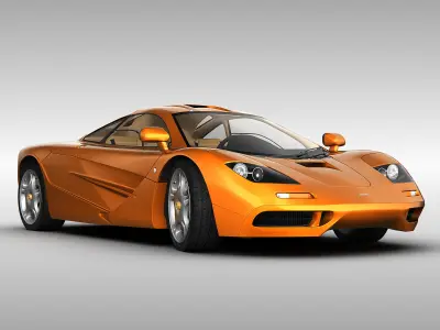 McLaren F1 1992 - 1998 3D model