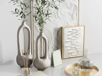 Decorative set015 3D model