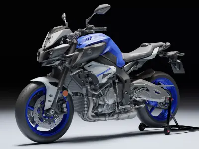 Yamaha MT 10 SP 2020 Low-poly 3D model