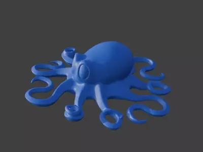 octopus 3D print model purchase