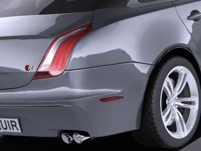 Jaguar XJR 2015 VRAY 3D model
