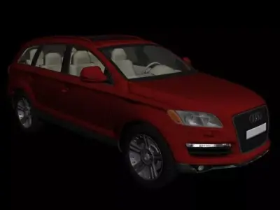 car model audi suv Low-poly 3D model
