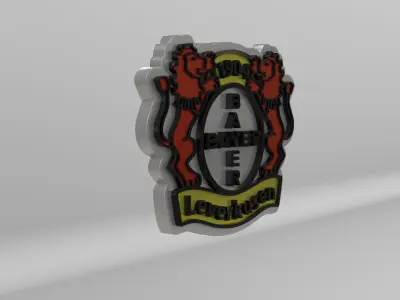Bayer 04 Leverkusen Team Logo 3D model