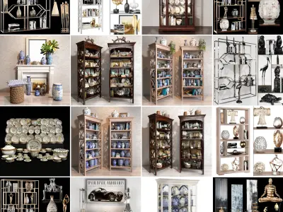 Collection Decoration sets Vol 04 3D model