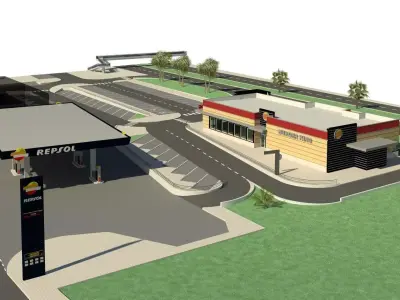 Repsol-BurgerKing 3D model