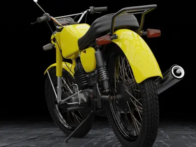 MMVZ Minsk 3 112 soviet motorcycle 3D model