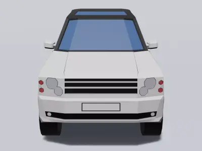 Range Rover Low-poly 3D model