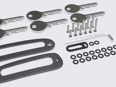 Key organizer 3D model