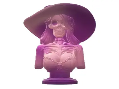 bust La Catrina 3D print model