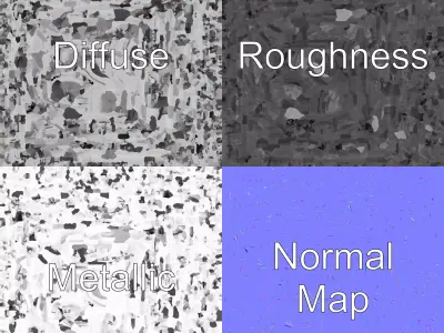 Flat-6 Precision Engine model pack Low-poly 3D model