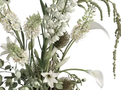 Flower In Vase 105 3D model