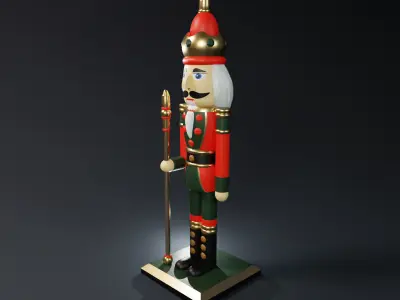 Christmas Nutcracker Figure 3D print model