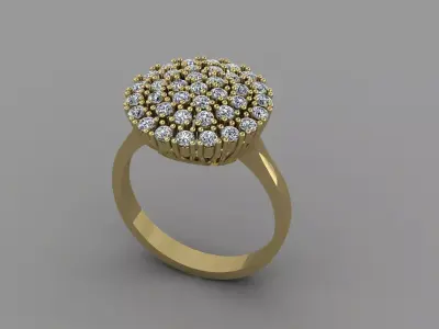 Golden Ring 3D print model buy