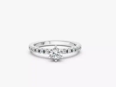 engagement ring-zdr0143 3D print model