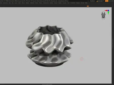 vase 3d print 784  3D print model