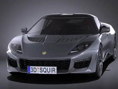 Lotus Evora 400 2017 VRAY 3D model
