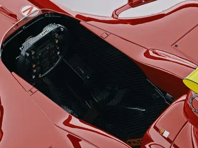 ferrari f2004 Low-poly 3D model