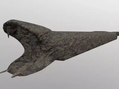 SnakeCave  Low-poly 3D model