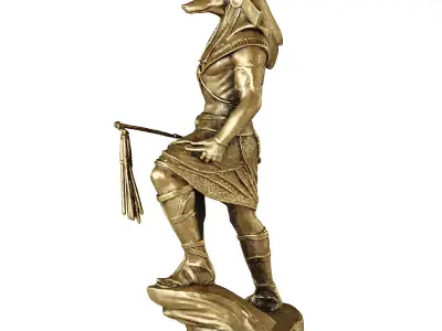 warrior if sand anibus 3D model