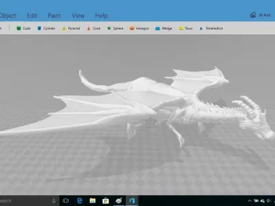 dragon sculpt  3D model