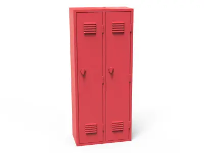 Locker metal lockers 3D print model