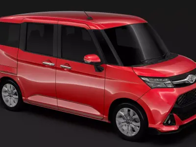 Toyota Tank 2017 3D model