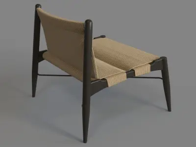 Wrap Jute Chair 3D model