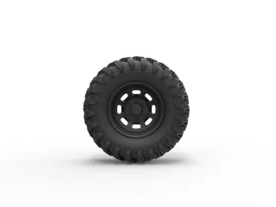 Offroad wheel 22 3D print model
