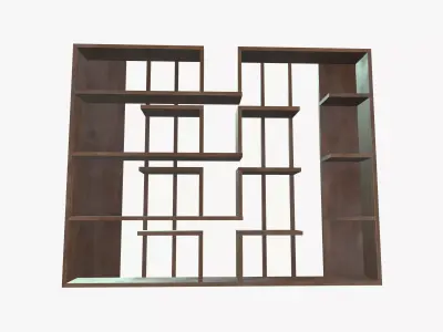 Bookshelf 3D model