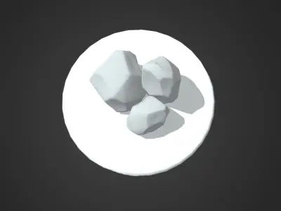 Rocks two Free low-poly 3D model