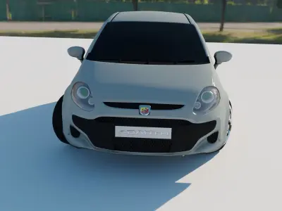 Fiat 500 Abarth 3D model