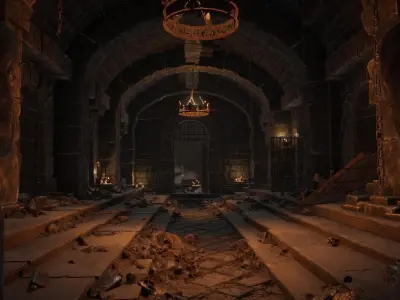 Haunted Church 3D model