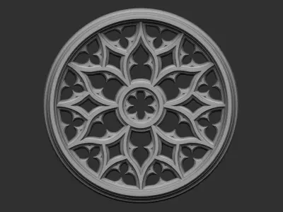 Gothic Tracery 4 3D print model