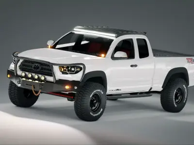 Toyota Tacoma 2018 Off Road Modified 3D model