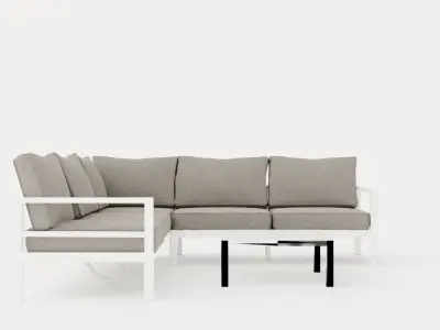 Leone sofa group Low-poly 3D model