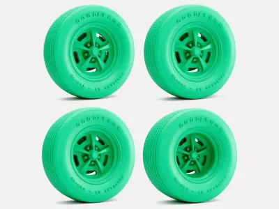 15x6 15x7 15x8 15x10 Magnum 500 Goodyear Polyglas 3D print model