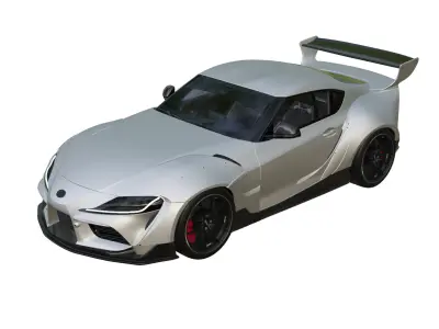 toyota supra pandem Low-poly 3D model