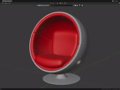 Ball Chair 3D model