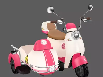 Electric Vehicles  Low-poly 3D model