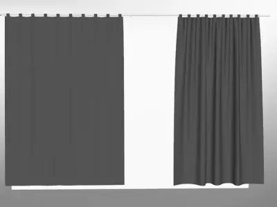 Marvelous Designer and 3DS Max Curtains02 Bigger 3D model