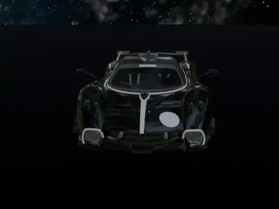 Pagani Huayra R 3D  3D model