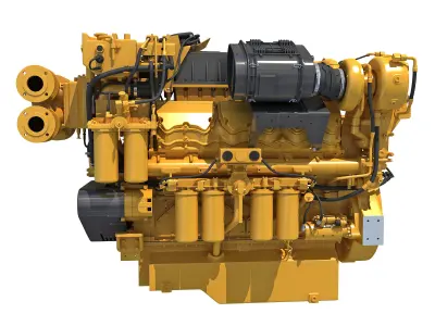 Boat Engine 3D model